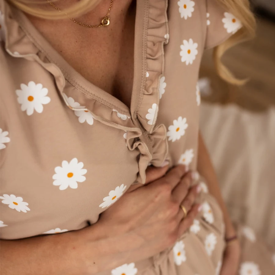 Těhotenská košile béžová LINDA