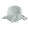 Baby hat muslin light green