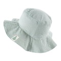 Baby hat muslin light green