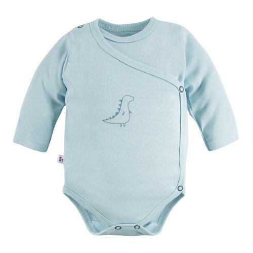 Kojenecké body s modrým dinosauřím motivem