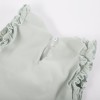 Dress with frills mint