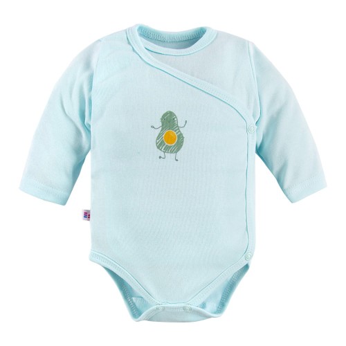 Kojenecké body tyrkysové s avokádem