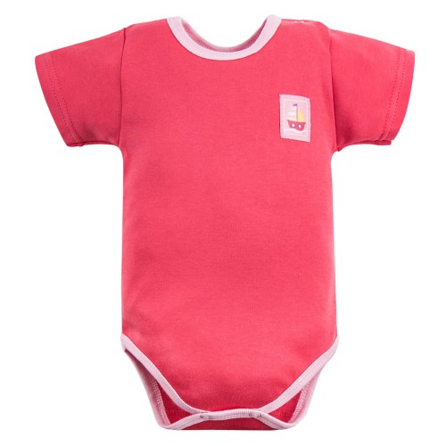 Bodysuits pink with badge