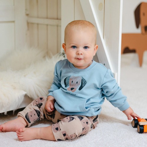 Dětská mikina Puppy Playtime modrá