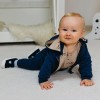 Eevi navy blue kids’ cotton set