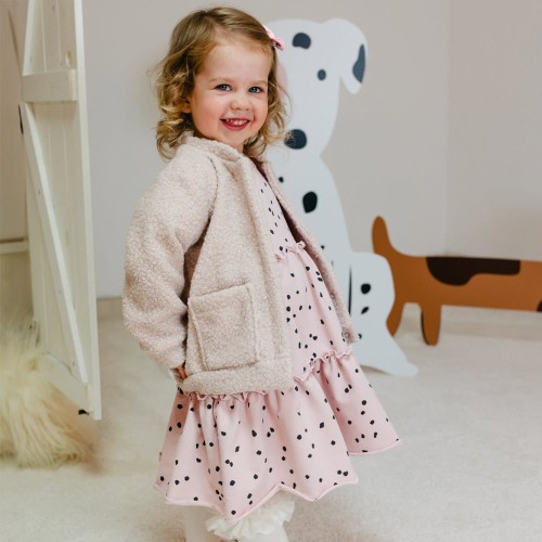 Dětská bomberka světle béžová