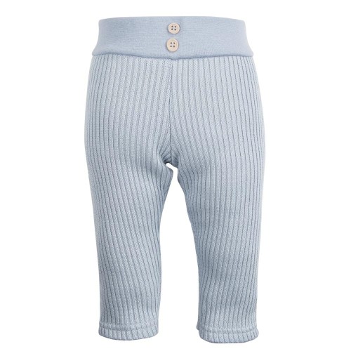 Knitted leggings light blue