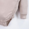 Rozepínací body z merino vlny rostoucí s dětskou béžové