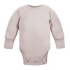 Baby body from merino wool beige