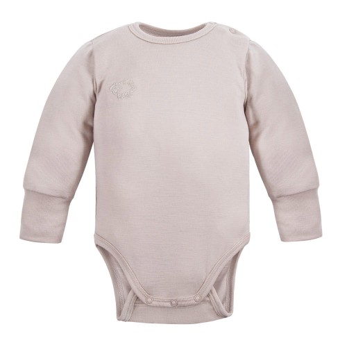 Body z merino vlny rostoucí s dětskou béžové