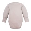 Baby body from merino wool beige
