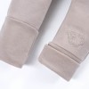 Beige baby leggings from merino wool