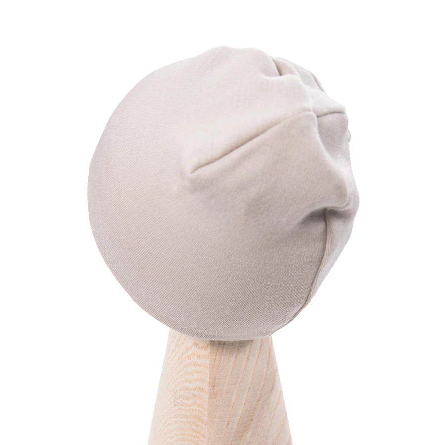 Baby beanie merino wool beige