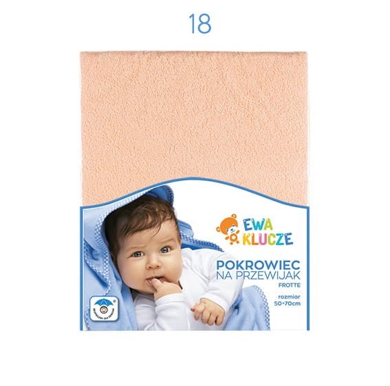 Povlak na přebalovací podložku 70x50 oranžový