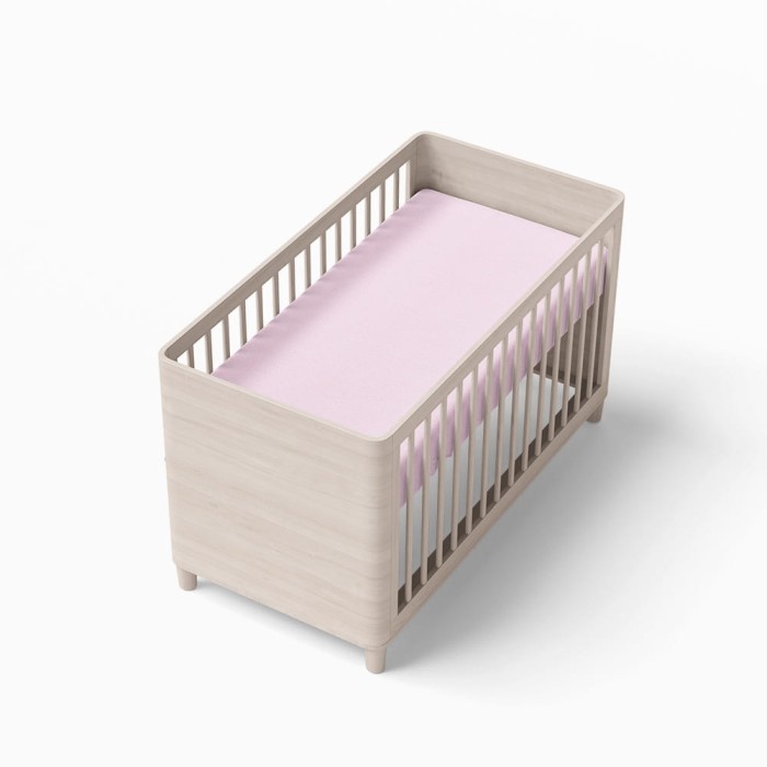 Sheet frotte light pink