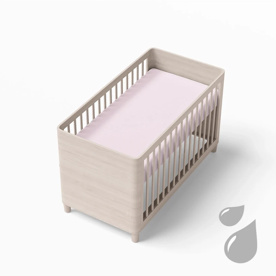 Waterproof sheet light pink