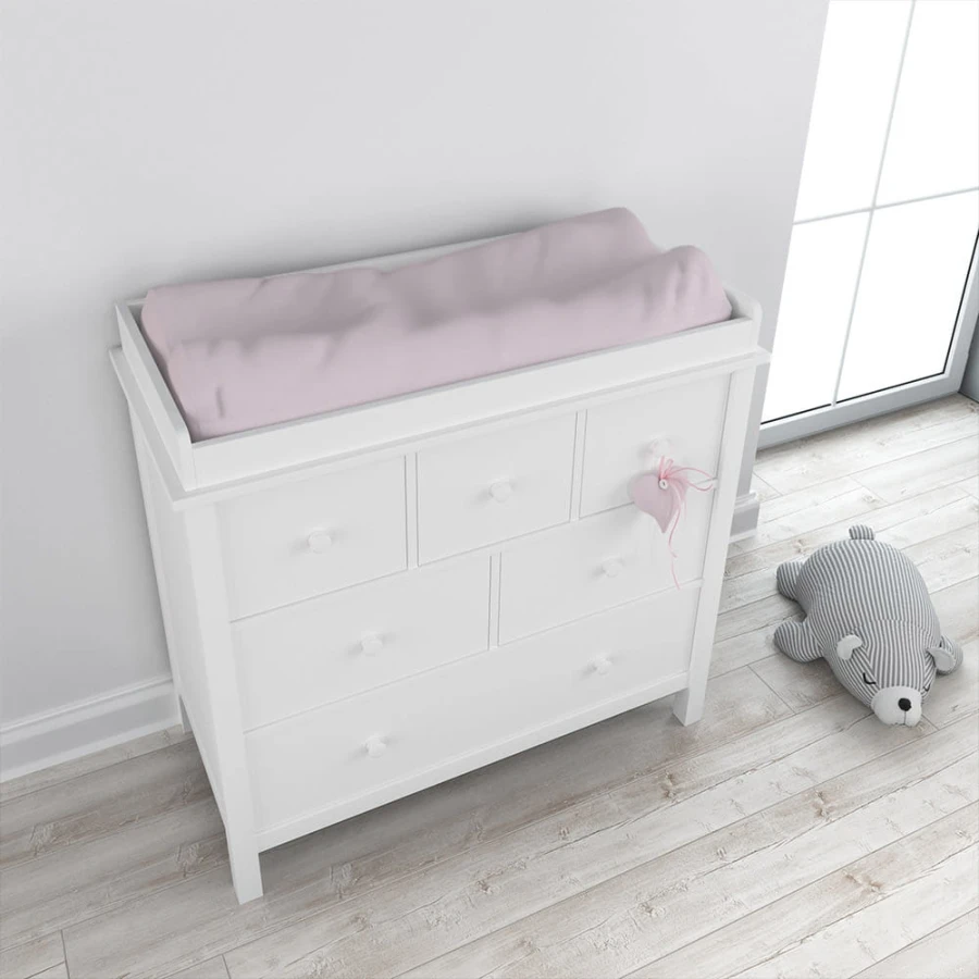 Changing cover pink 50x70