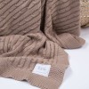 Bamboo blanket braid EEVI beige