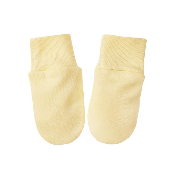 Baby gloves yellow
