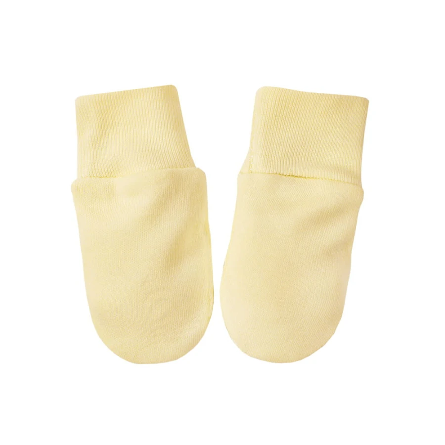 Baby gloves yellow