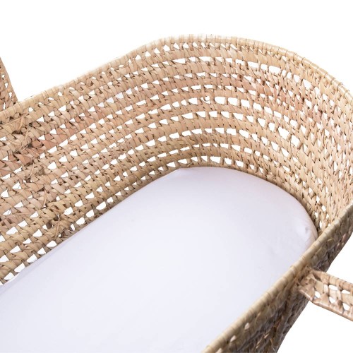 Prostěradlo do kolébky bílé 35x70 cm