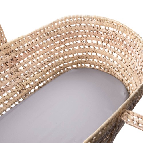 Prostěradlo do kolébky šedé 35x70 cm