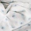 White bamboo wrap with teddies 120x120cm