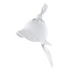 Muslin baby hat white
