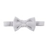 Baby bow-tie light gray