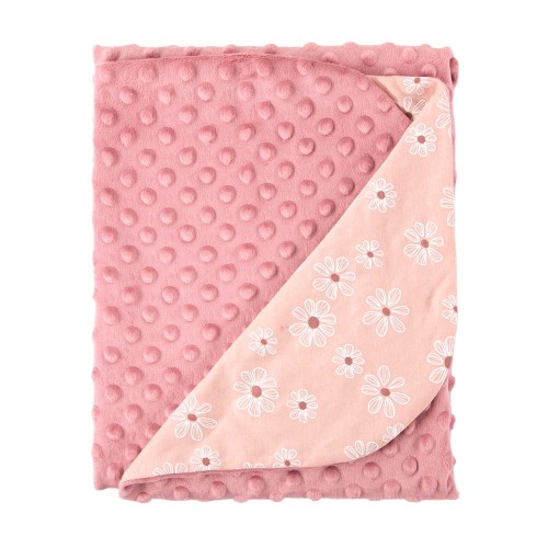 Pink velvet blanket 85x75