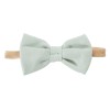 Headband with a bow green