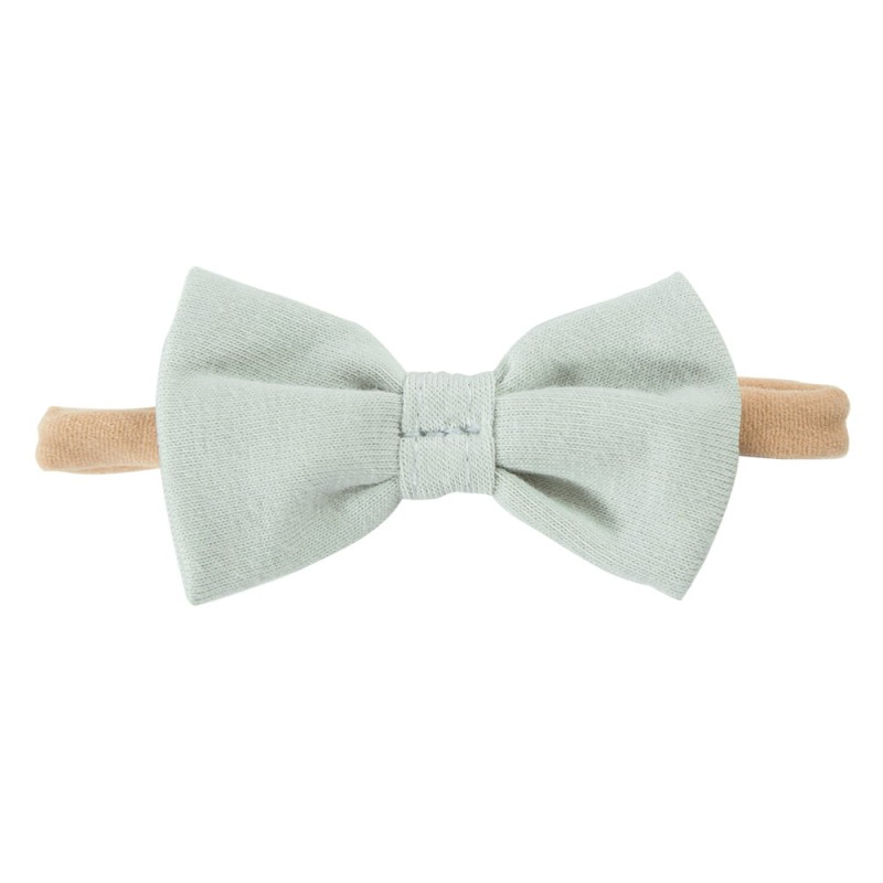 Dětská čelenka s mašlí zelená