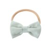 Headband with a bow green