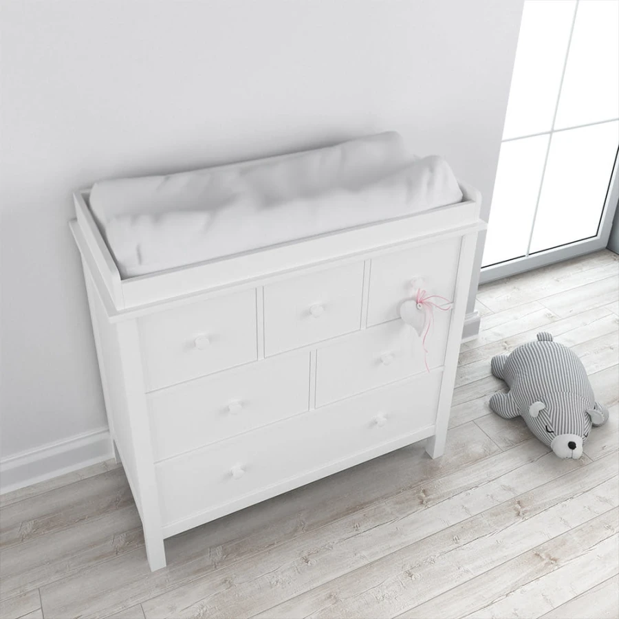 Changing cover white 50x70