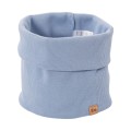 Blue ribbed kids neck warmer